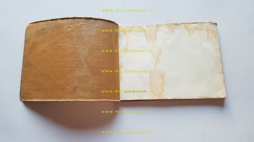 Moto Guzzi Galletto 175 1954 manuale officina originale