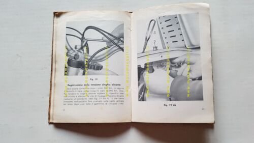 Moto Guzzi Galletto 192 1954 manuale uso manutenzione libretto originale
