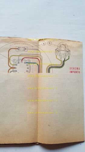 Moto Guzzi Galletto 192 1954 manuale uso manutenzione libretto originale