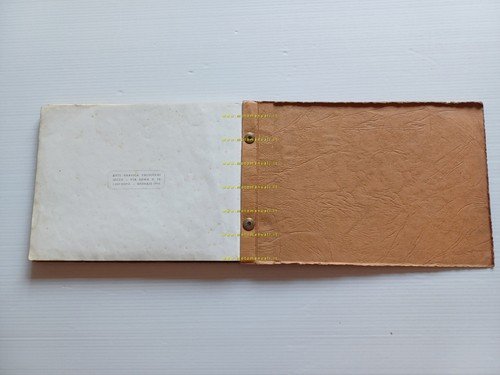 Moto Guzzi Galletto 192 1955 manuale officina originale