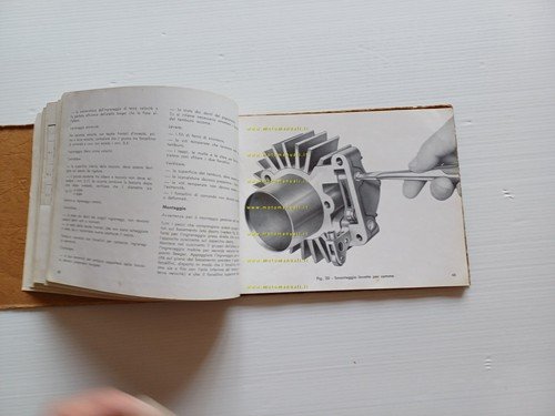 Moto Guzzi Galletto 192 1955 manuale officina originale