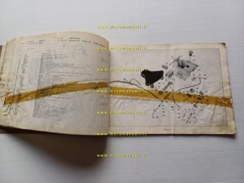 Moto Guzzi Galletto 192 1959 catalogo ricambi ORIGINALE spare parts …