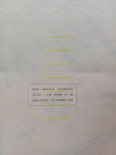 Moto Guzzi Galletto 192 1959 catalogo ricambi ORIGINALE spare parts …