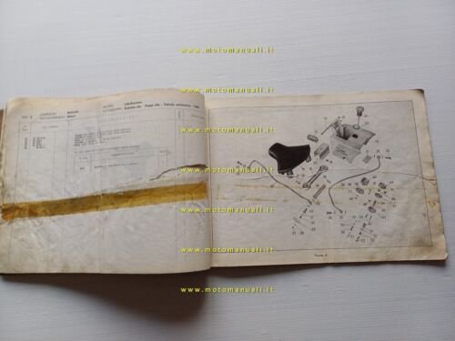 Moto Guzzi Galletto 192 1959 catalogo ricambi ORIGINALE spare parts …
