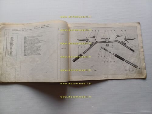 Moto Guzzi Galletto 192 1959 catalogo ricambi ORIGINALE spare parts …