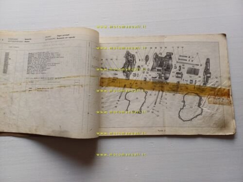 Moto Guzzi Galletto 192 1959 catalogo ricambi ORIGINALE spare parts …