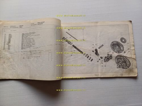 Moto Guzzi Galletto 192 1959 catalogo ricambi ORIGINALE spare parts …