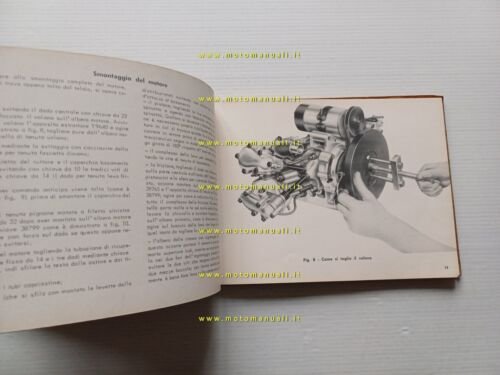 Moto Guzzi Galletto 192 1960 manuale officina originale workshop manual