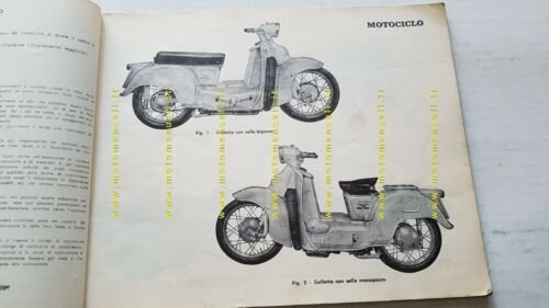 Moto Guzzi Galletto 192 Avv. El. 1962 catalogo ricambi ORIGINALE …