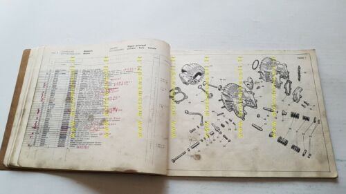 Moto Guzzi Galletto 192 Avv. El. 1962 catalogo ricambi ORIGINALE …