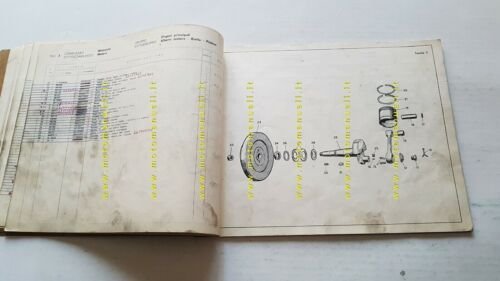 Moto Guzzi Galletto 192 Avv. El. 1962 catalogo ricambi ORIGINALE …