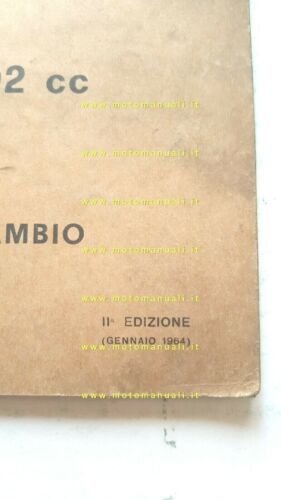 Moto Guzzi Galletto 192 Avv. El. 1964 catalogo ricambi ORIGINALE …