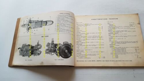 Moto Guzzi Galletto 192 Avv. El. 1964 catalogo ricambi ORIGINALE …