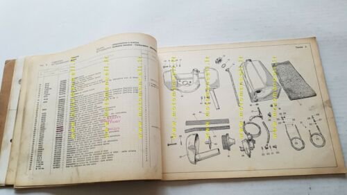 Moto Guzzi Galletto 192 Avv. El. 1964 catalogo ricambi ORIGINALE …