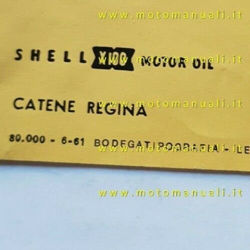 MOTO GUZZI Galletto 192 Avv. Elettrico 1961 depliant originale brochure