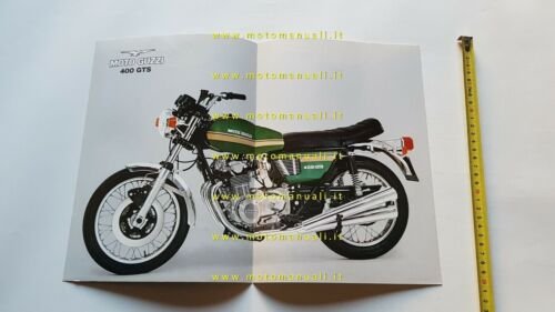 MOTO GUZZI GTS 350 - 400 1976 depliant originale italiano …