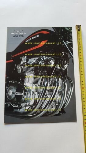 MOTO GUZZI GTS 400 1975 depliant originale italiano brochure