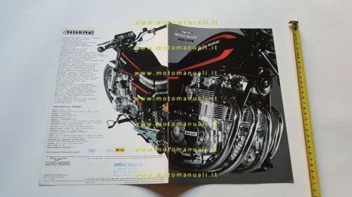 MOTO GUZZI GTS 400 1975 depliant originale italiano brochure