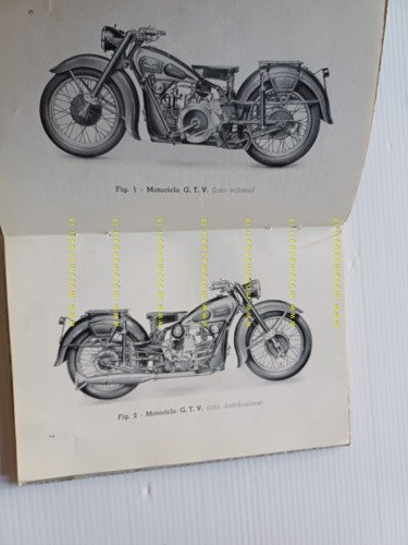 Moto Guzzi GTV 500 1949 manuale uso manutenzione libretto originale