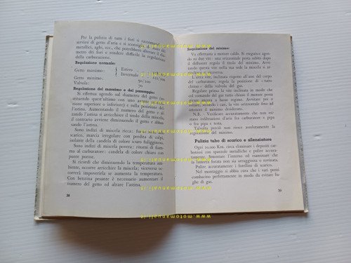 Moto Guzzi GTV 500 1949 manuale uso manutenzione libretto originale