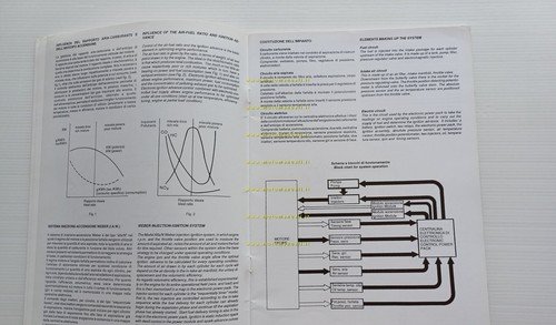Moto Guzzi Iniezione Elettronica Weber 1989 manuale officina originale