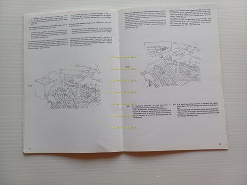 Moto Guzzi Iniezione Elettronica Weber 1989 manuale officina originale