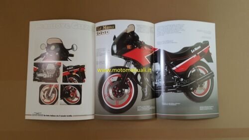 MOTO GUZZI Le Mans 1000 1988 depliant originale motorcycle brochure