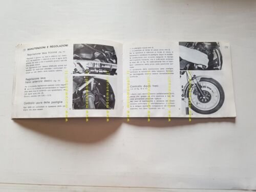 Moto Guzzi Le Mans II 1979 manuale uso manutenzione libretto …