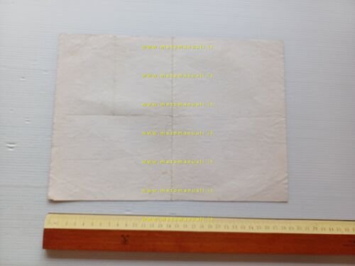 Moto Guzzi Lodola 175 1957 depliant ITALIANO originale