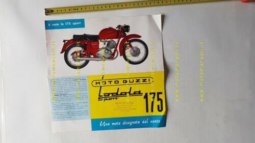Moto Guzzi Lodola 175 Sport 1958 depliant originale brochure