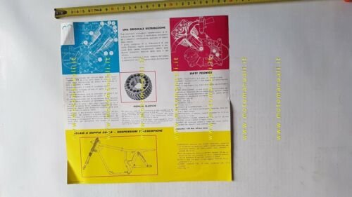 Moto Guzzi Lodola 175 Sport 1958 depliant originale brochure