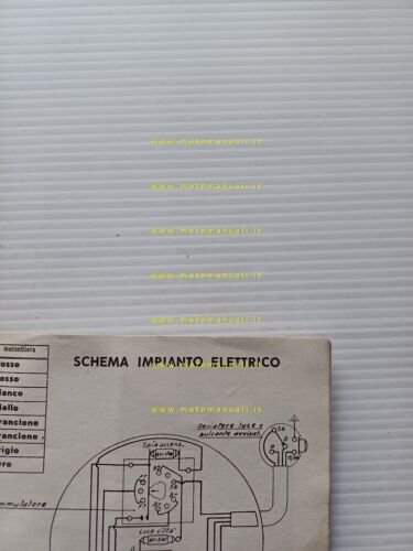 Moto Guzzi Lodola 235 1962 manuale uso manutenzione libretto originale