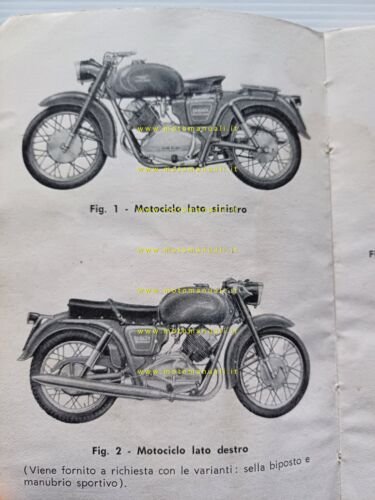 Moto Guzzi Lodola 235 1962 manuale uso manutenzione libretto originale