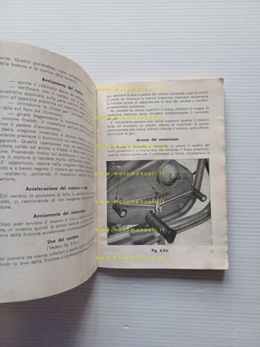 Moto Guzzi Lodola 235 1962 manuale uso manutenzione libretto originale