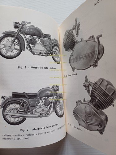 Moto Guzzi Lodola 235 Gran Turismo 1960 manuale uso libretto …