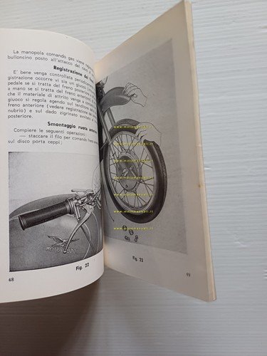 Moto Guzzi Lodola 235 Gran Turismo 1960 manuale uso libretto …