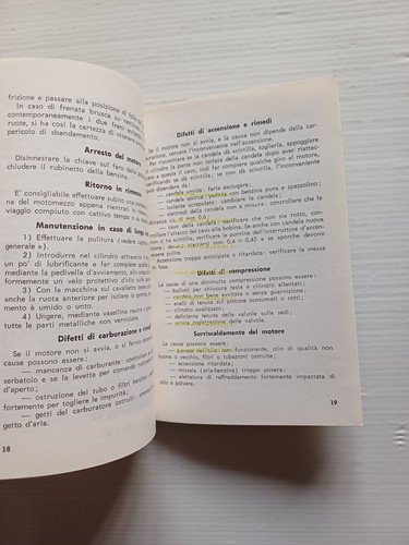 Moto Guzzi Lodola 235 Gran Turismo 1960 manuale uso libretto …