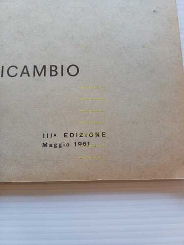 Moto Guzzi Lodola 235 Gran Turismo 1961 catalogo ricambi ORIGINALE …