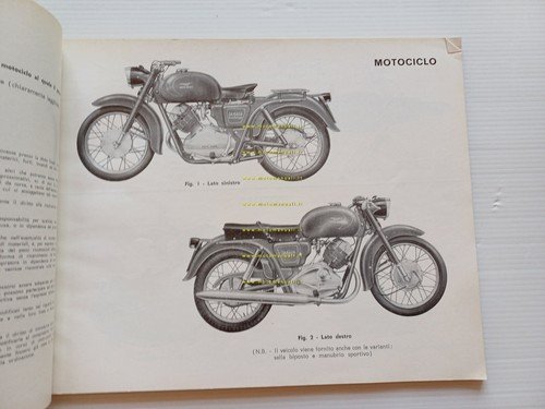 Moto Guzzi Lodola 235 Gran Turismo 1961 catalogo ricambi ORIGINALE …