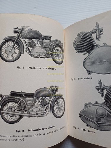 Moto Guzzi Lodola 235 Gran Turismo 1962 manuale uso libretto …