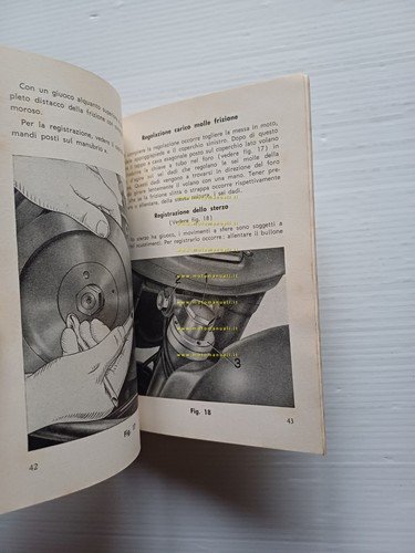 Moto Guzzi Lodola 235 Gran Turismo 1962 manuale uso libretto …