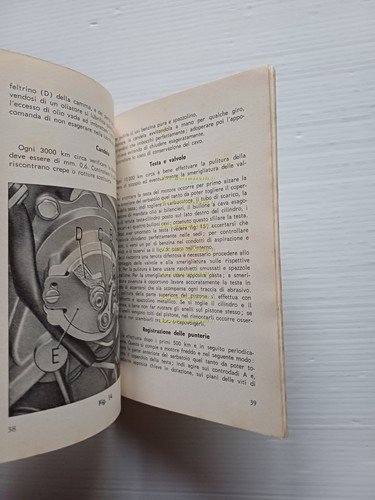 Moto Guzzi Lodola 235 Gran Turismo 1962 manuale uso libretto …