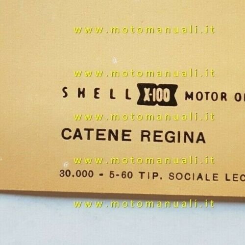 MOTO GUZZI Lodola 235 GT 1960 depliant originale italiano motorcycle …