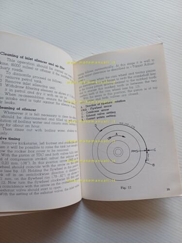 Moto Guzzi Lodola 235 GT 1960 manuale uso manutenzione libretto …