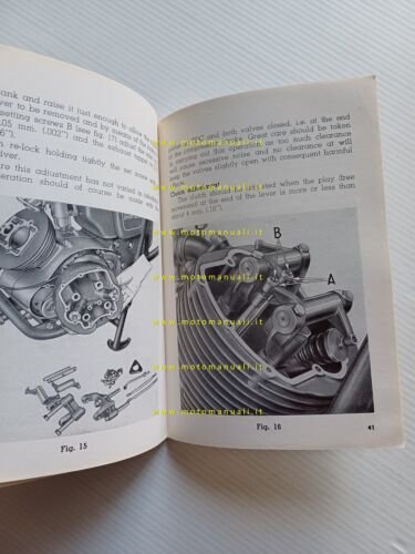 Moto Guzzi Lodola 235 GT 1960 manuale uso manutenzione libretto …