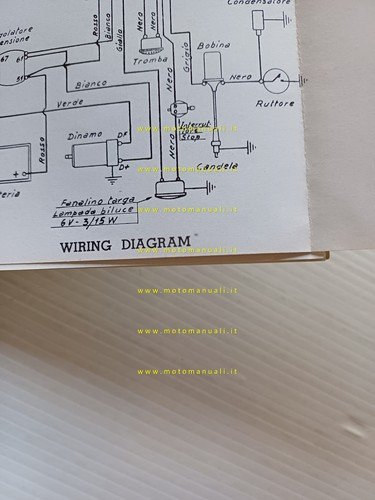 Moto Guzzi Lodola 235 GT 1960 manuale uso manutenzione libretto …