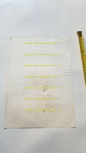 MOTO GUZZI Lodola 235 GT 1965 depliant originale italiano motorcycle …