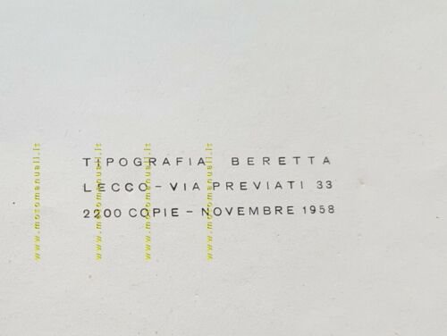 Moto Guzzi LODOLA Sport - Normale 175 1958 catalogo ricambi …