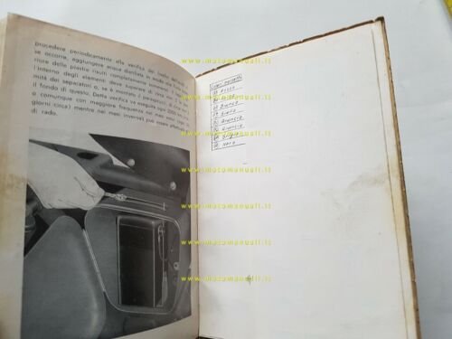 Moto Guzzi Lodola Sport 175 1959 manuale uso libretto originale …