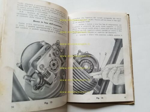 Moto Guzzi Lodola Sport 175 1959 manuale uso libretto originale …